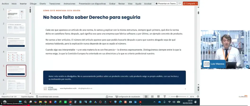 Certificación de software que desarrolla o incorpora IA (94 min)