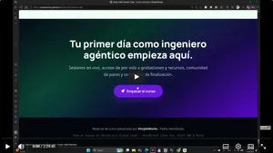 Taller de Desarrollo con Agentes (3 Webinars)