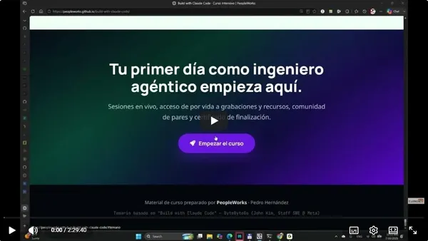 Taller de Desarrollo con Agentes (3 Webinars)