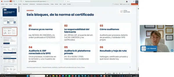 La Factura Electrónica B2B en España tras la Orden HAC/1028/2026 (91 min)