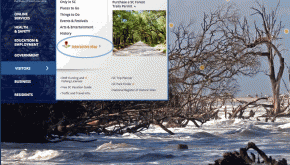 SC.gov interactive map on OmniStudio blog award-winning successful government websites