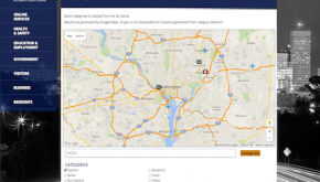SC.gov interactive map award-winning successful government websites