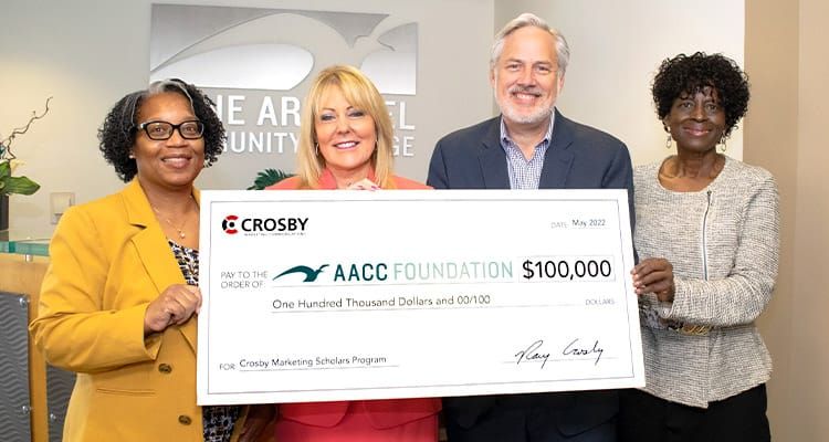Crosby Marketing Launches $100,000 Scholarship Program for Underrepresented Students with Anne Arundel Community College