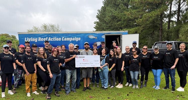 Crosby donates 650 hours and $20K to local charities during Inspiring Actions That Matter™ Day