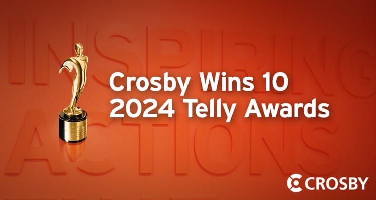 Crosby wins 10 Telly Awards for TV and Multimedia work