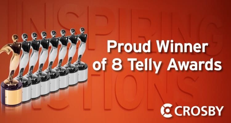 Crosby Marketing Communications wins eight Telly Awards for Multimedia Work