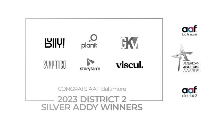 AAF Baltimore announces District 2 ADDY winners; news from MPT, Storyfarm, Warschawski and more