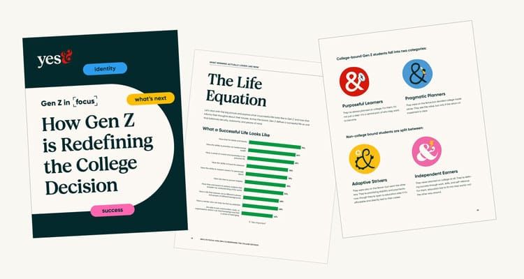 Yes& unveils “Gen Z in [ Focus ]”: How a generation is redefining the college decision