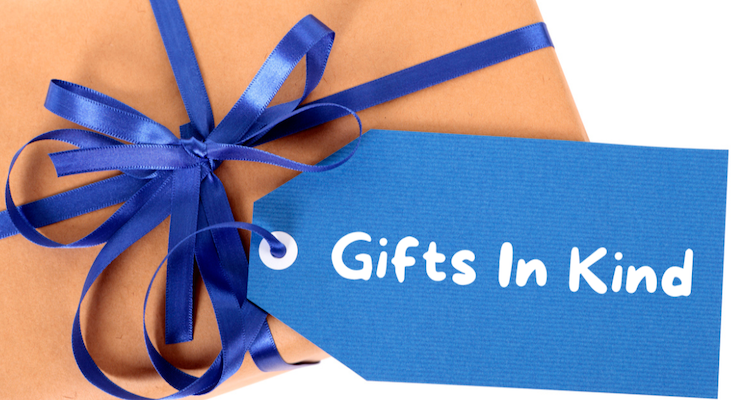 In-kind donations: Nothing is better than free