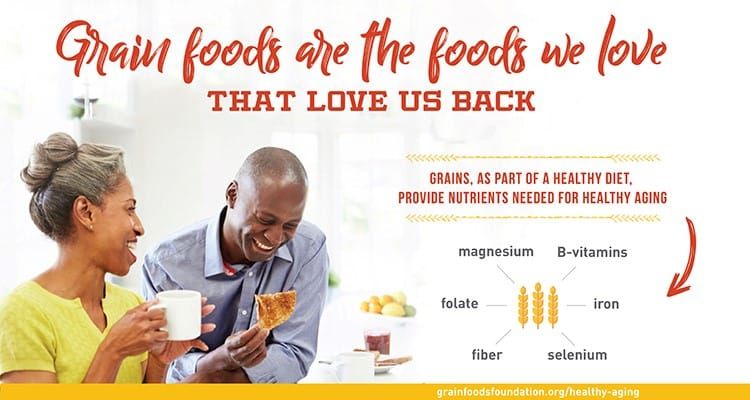 The Cyphers Agency Promotes Grain Benefits for Healthy Aging for Grain Foods Foundation