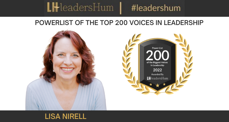 Lisa Nirell, founder of EnergizeGrowth® and Marketing Growth Leaders, named to 2022 Power List of Top Leadership Voices