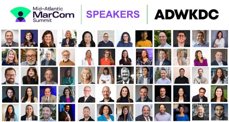 Over 60 speakers convene Thursday for the Mid-Atlantic MarCom Summit and ADWKDC