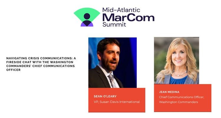 Washington Commanders’ CCO to discuss navigating crisis communications at MarCom Summit on Nov 2