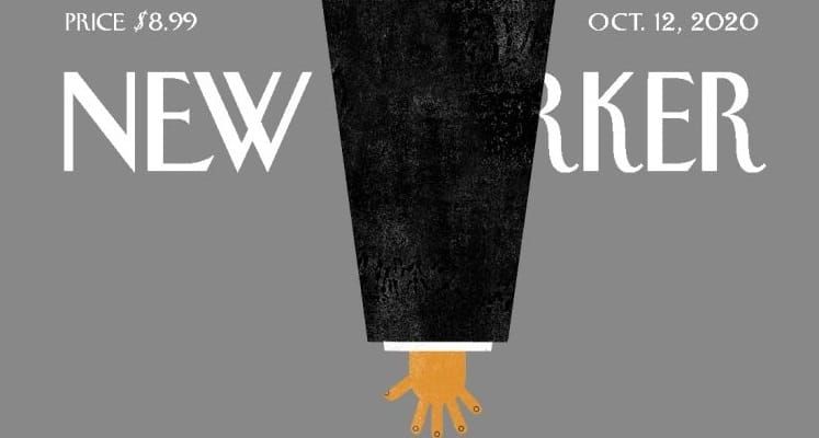 Baltimore Artist/Illustrator David Plunkert of Spur Design Creates ‘Red Meat’ Cover for The New Yorker