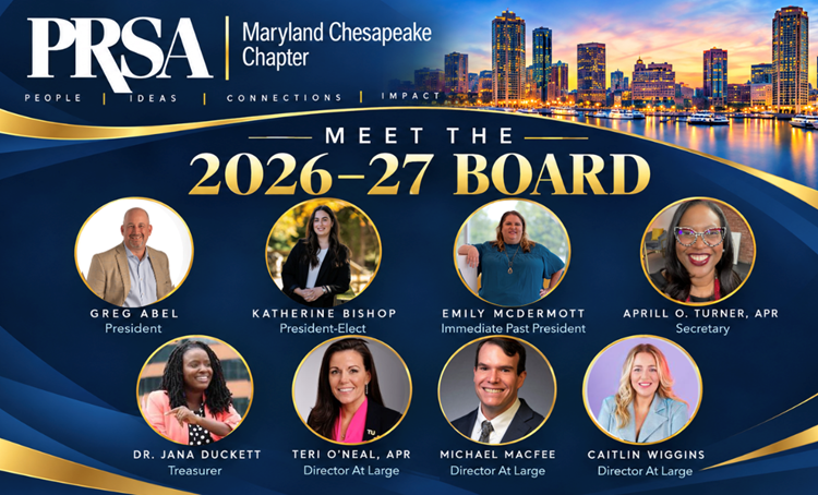 PRSA Maryland and Central Chesapeake chapters complete merger