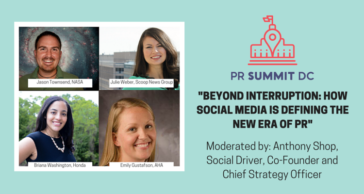 The Interruption Conversation to Highlight PR Summit DC on June 10