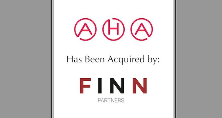 Clare Advisors represents award-winning agency AHA on its sale to FINN Partners