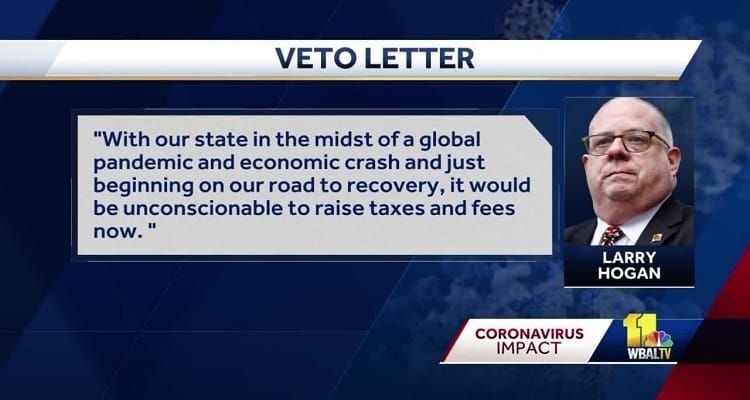 Groups Praise Maryland Governor Larry Hogan for Veto of Digital Ad Tax Bill