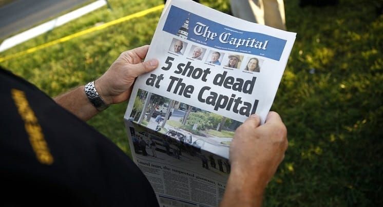 National Press Club Honors Staff of Capital Gazette at Annual Journalism Awards Dinner