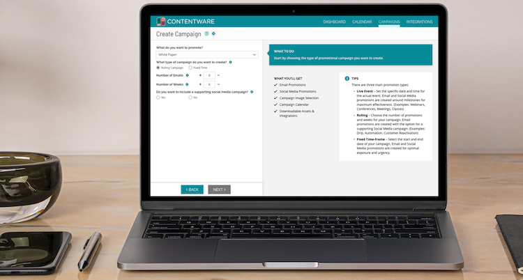 Contentware releases new AI-generated campaigns for lead gen