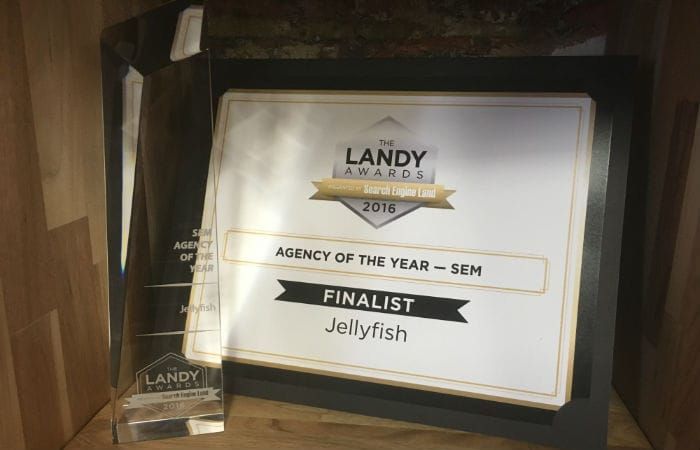 Jellyfish Wins SEM Agency of the Year at Landy Awards; Hendrick Automotive Media Account Moves to MGH