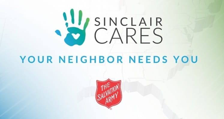 Sinclair Campaign Raises About $900,000 for Salvation Army