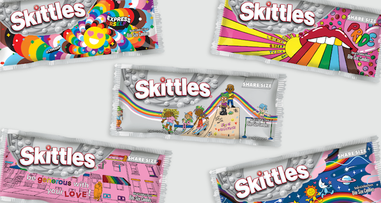 Skittles at risk of boycott after being accused of “woke” LGBT+ packaging