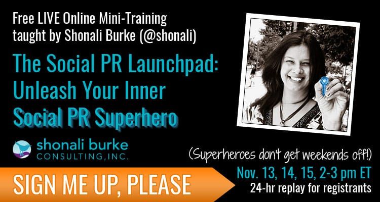 “Social PR Launchpad”, Nov. 13 – 15, Helps Unleash Your Inner Social PR Superhero