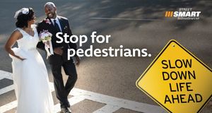 Award-winning photographer Cade Martin works with The Sherry Matthews Group and Street Smart on “Slow Down, Life Ahead” campaign