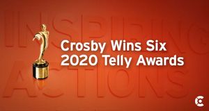 Crosby Wins Six Telly Awards for TV PSAs