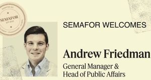 Andrew Friedman joins Semafor in D.C. as General Manager and Head of Public Affairs