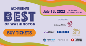 Washingtonian’s Best of Washington event returns on July 13