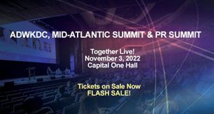 Communicators to converge live at this year’s PR Summit DC, Mid-Atlantic Marketing Summit & ADWK DC on November 3