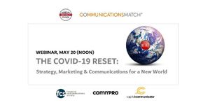 COVID-19 Reset Webinar, May 20 at Noon: Strategy, Marketing & Communications for a New World