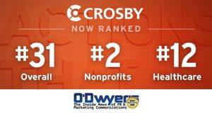 Crosby recognized among nation’s top Public Relations firms in O’Dwyer’s 2026 rankings