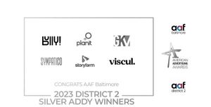 AAF Baltimore announces District 2 ADDY winners; news from MPT, Storyfarm, Warschawski and more