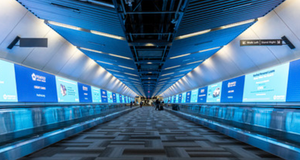 PenFed Credit Union marketing campaign takes over Concourse C Connector at Washington Dulles International Airport