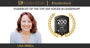 Lisa Nirell, founder of EnergizeGrowth® and Marketing Growth Leaders, named to 2022 Power List of Top Leadership Voices