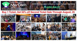 Mid-Atlantic MarCom Summit summer flash and 50% off second ticket sale