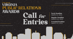 First deadline approaching for 76th Virginia PR Awards