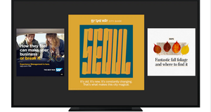 The Washington Post “Reimagines News on TV with New Reading Experience”