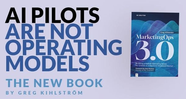 New book defines operating model for marketing in an agent-driven market