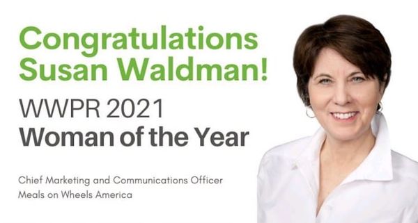 WWPR Names Susan Waldman, Chief Marketing and Communications Officer of Meals on Wheels America, 2021 Woman of the Year