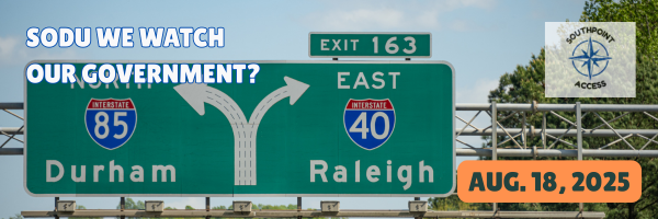 🏛️ SoDu We Watch Our Government - Durham City Council