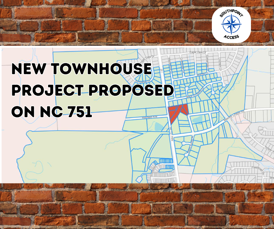 New Townhouse Project Proposed on NC Highway 751