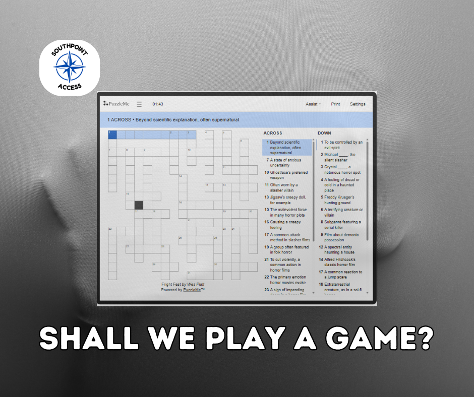 [Crossword] Fright Fest