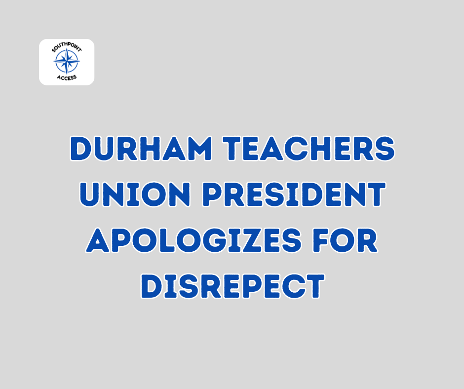 Durham Teachers Union President Apologizes for Disrespect