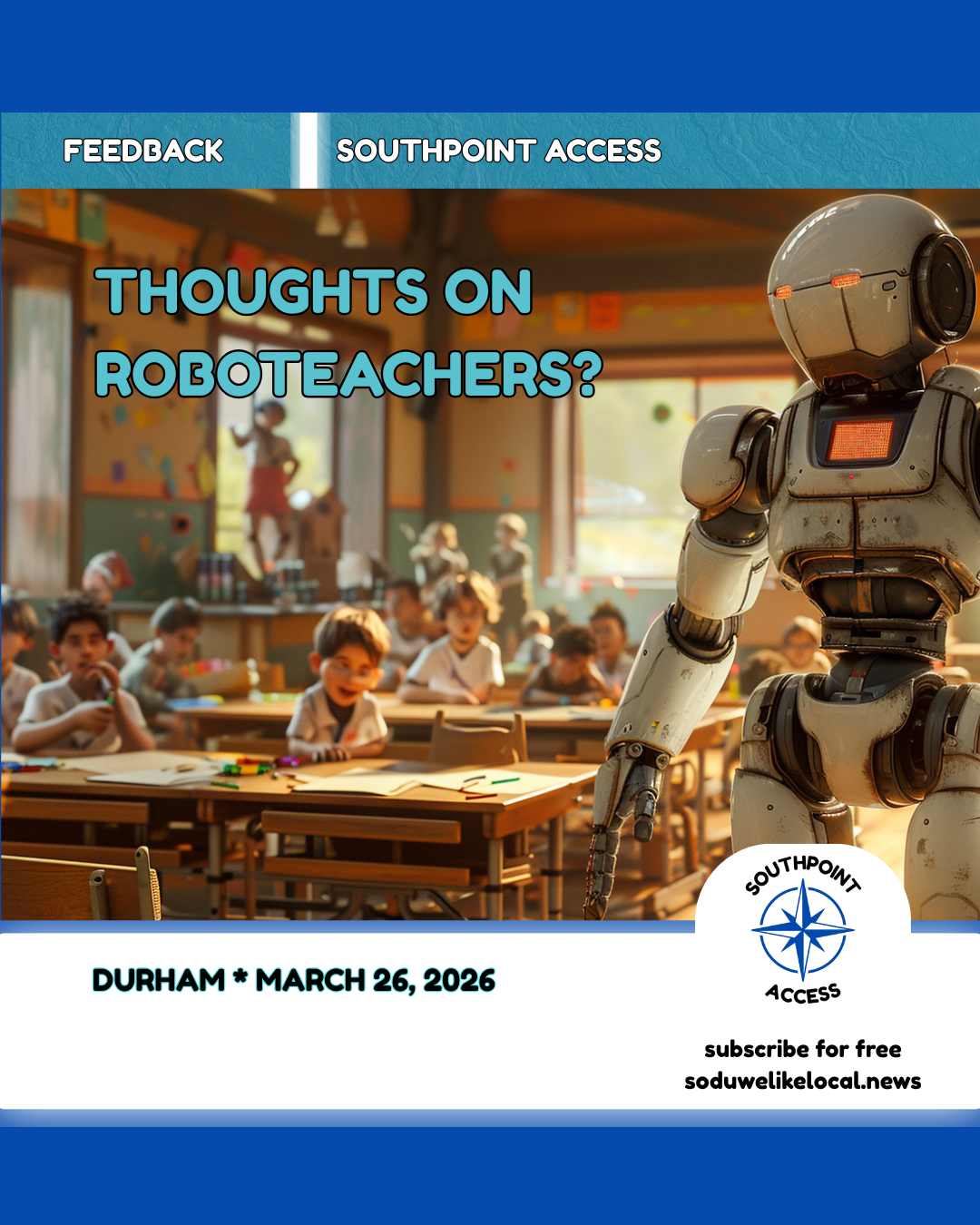 Thoughts on Roboteachers?