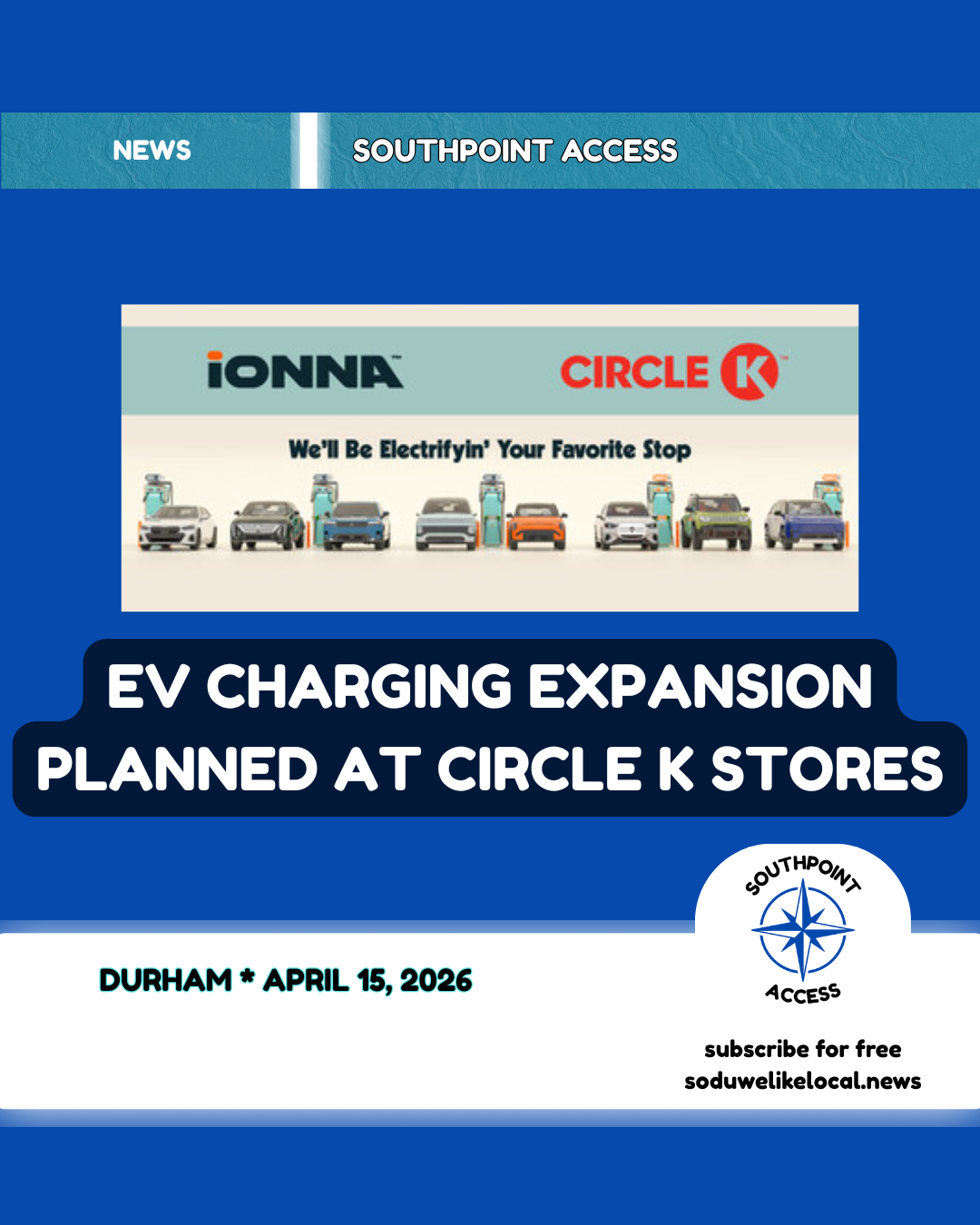 IONNA, Circle K Partner to Expand High-Speed EV Charging Network