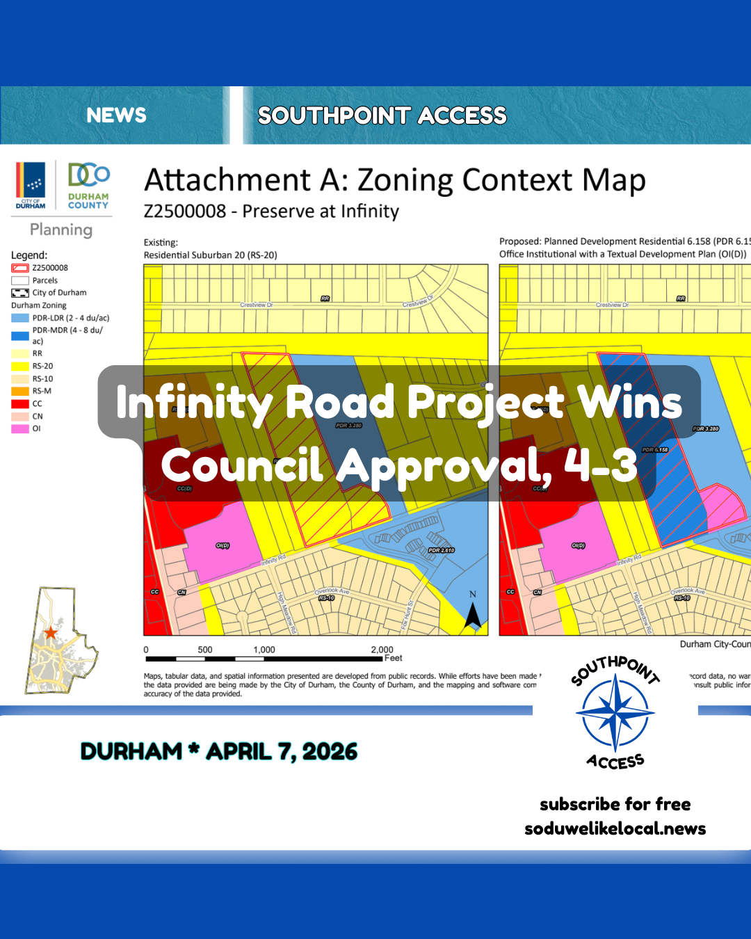 [SeeGov] Durham City Council Takes Up Homelessness, Historic Buildings, Infinity Road
